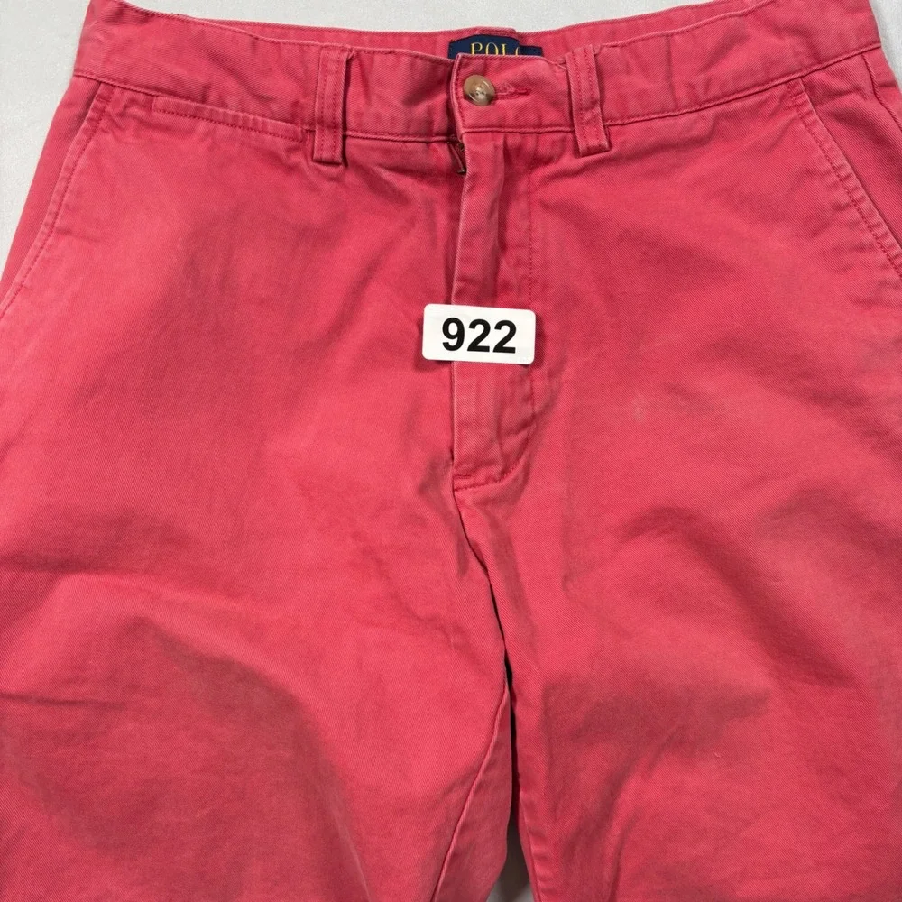 Polo‎ Ralph Lauren Shorts Mens 29 Pink Chino Cotton Twill Flat Front Summer